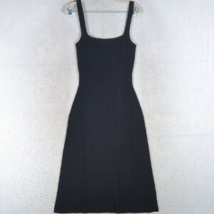 Rumored Black Parisian CURVY Stretch‎ Bodycon Sleeveless Midi Dress Size S